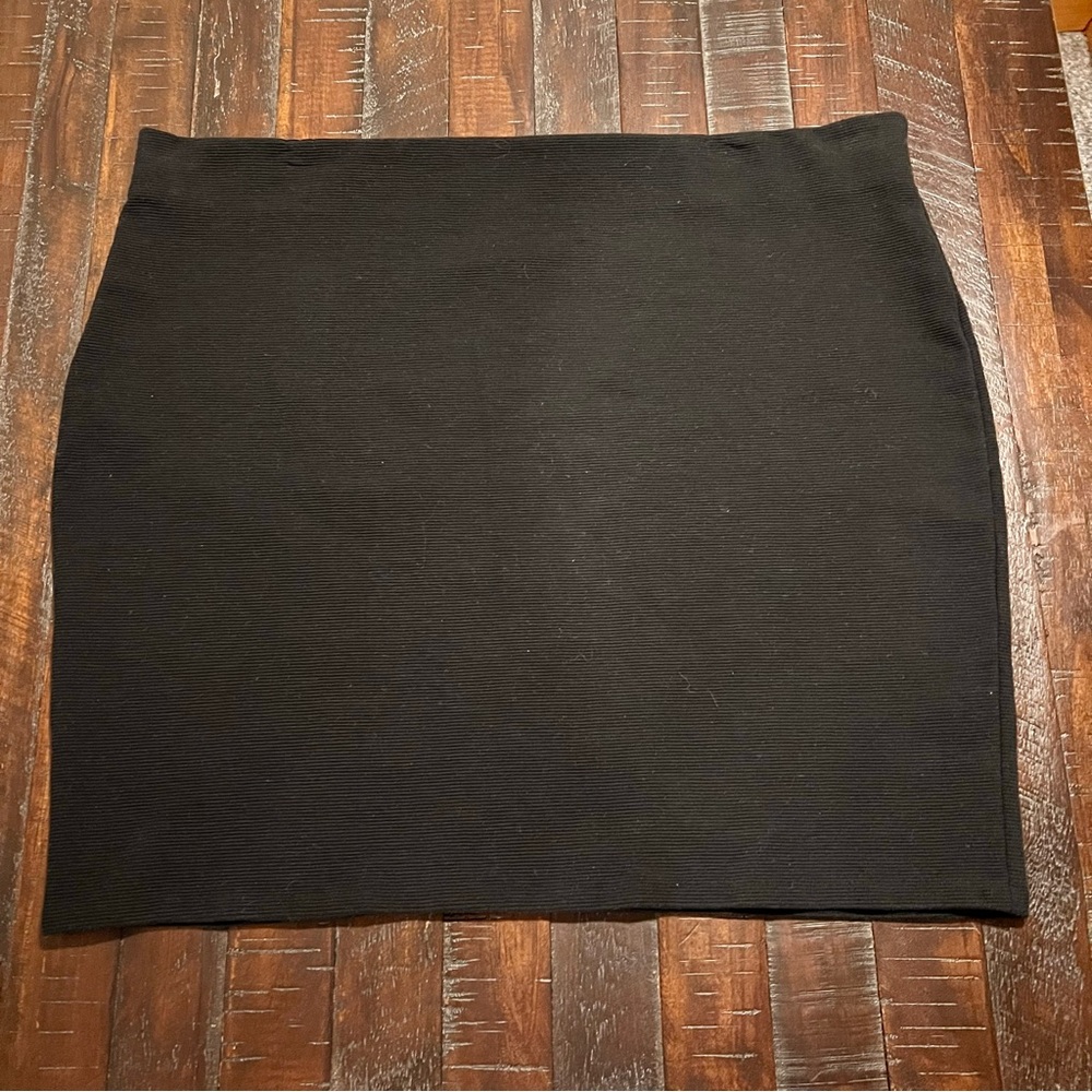 Loft Black Stretch Pencil Skirt (XL)